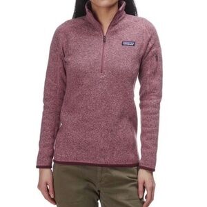 Women’s Patagonia better sweater in maroon/purple